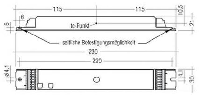 Tridonic Notlicht FL-EVG EM 04 PRO G2 - 89800200