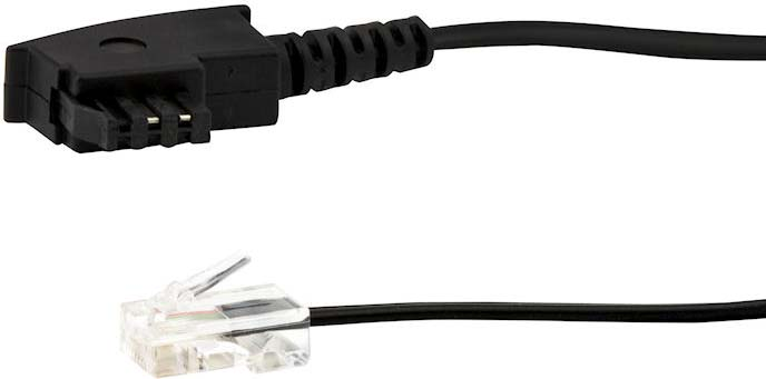 E+P Elektrik DSL-Anschlusskabel 3m TAE-F/RJ45 Stecker T 180/3