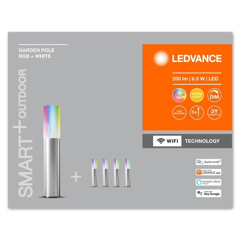 Ledvance LED-Erdspießleuchte SMART+ GARDEN POLE 5 Pole