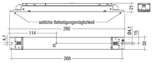 Tridonic LED EVG Tridonic LC 65W 700mA fixC lp SNC