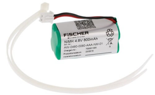 Fischer Akkuwürfel 4,8V/0.8Ah AW-0480-0080AAA-NM01