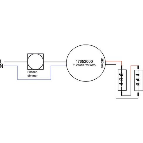Brumberg LED-Konverter 350 mA, Phasenabschnitt dimmbar – 17652020 – 4251433918707 - 17652020