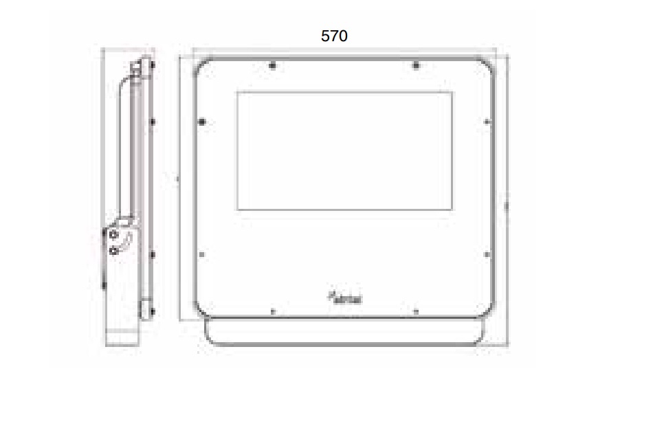 Airfal EX LED floodlight ATEX LED MAX IP66 194 W. 26800 LM. 4000K EXTENSIVE – PA404A