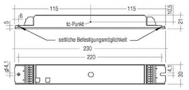 Tridonic Notlicht FL EVG EM 06 PRO NiMh G2