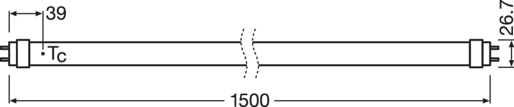 Ledvance LED-Leuchtmittel T8 EM Osram SubstiTUBE Value 18.3 W/4000 K 1500 mm