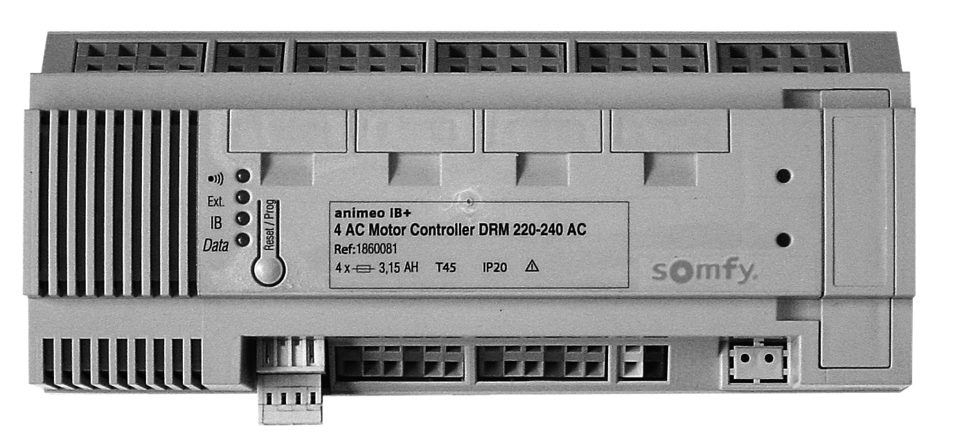 Somfy Animeo IB+4AC Motor Contr. 230V, Hutschiene 1860081