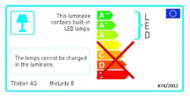 Theben LED-Spotlight 30W 5600K 2050lm theLeda B30L black