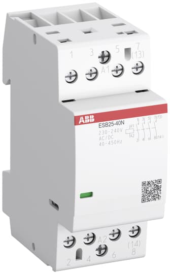 ABB Stotz S&J Installationsschütz 25A 24V AC/DC ESB25-04N-01 R0104