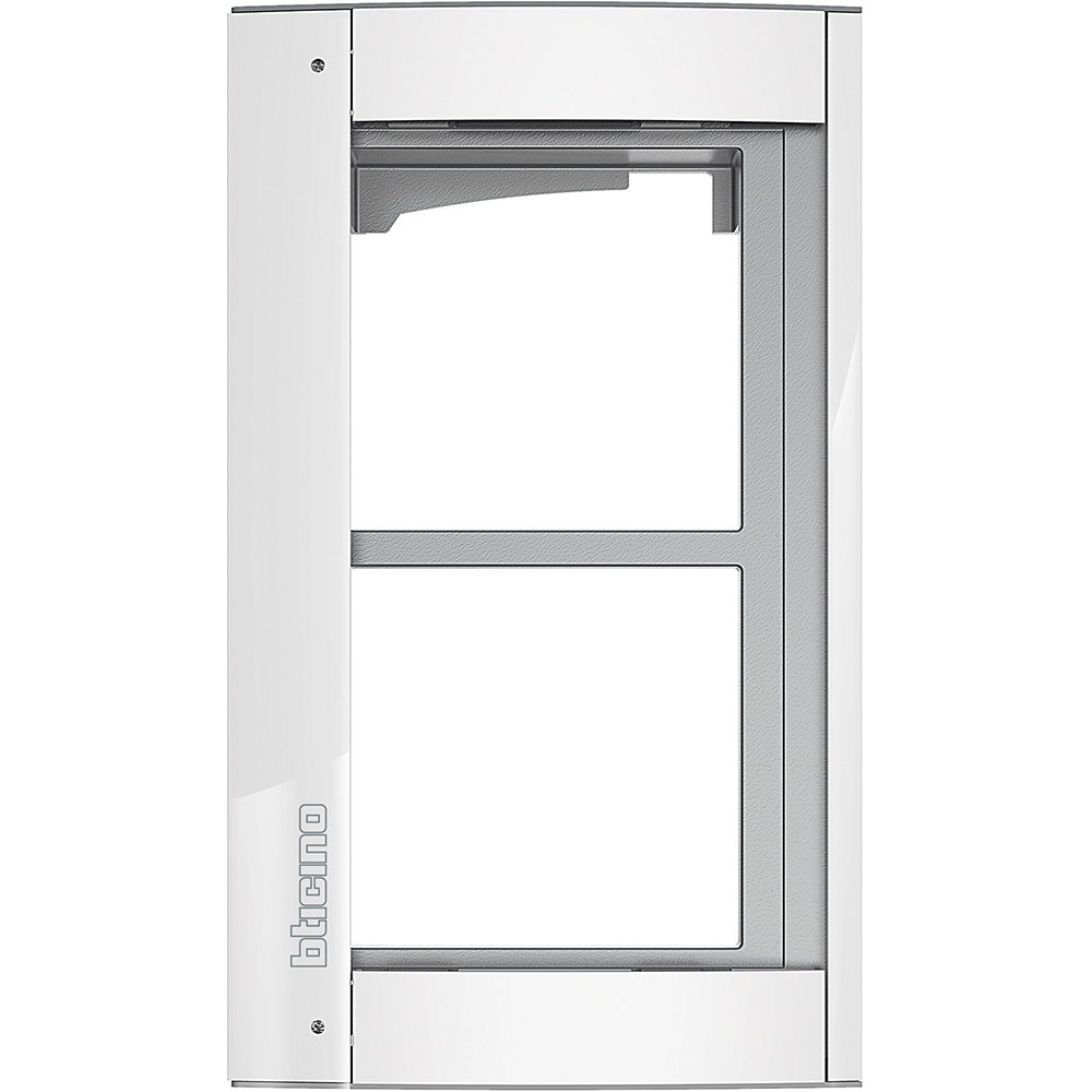 Legrand (BT) Rahmen u. Modulträger Allwhite, 2 Module 350222
