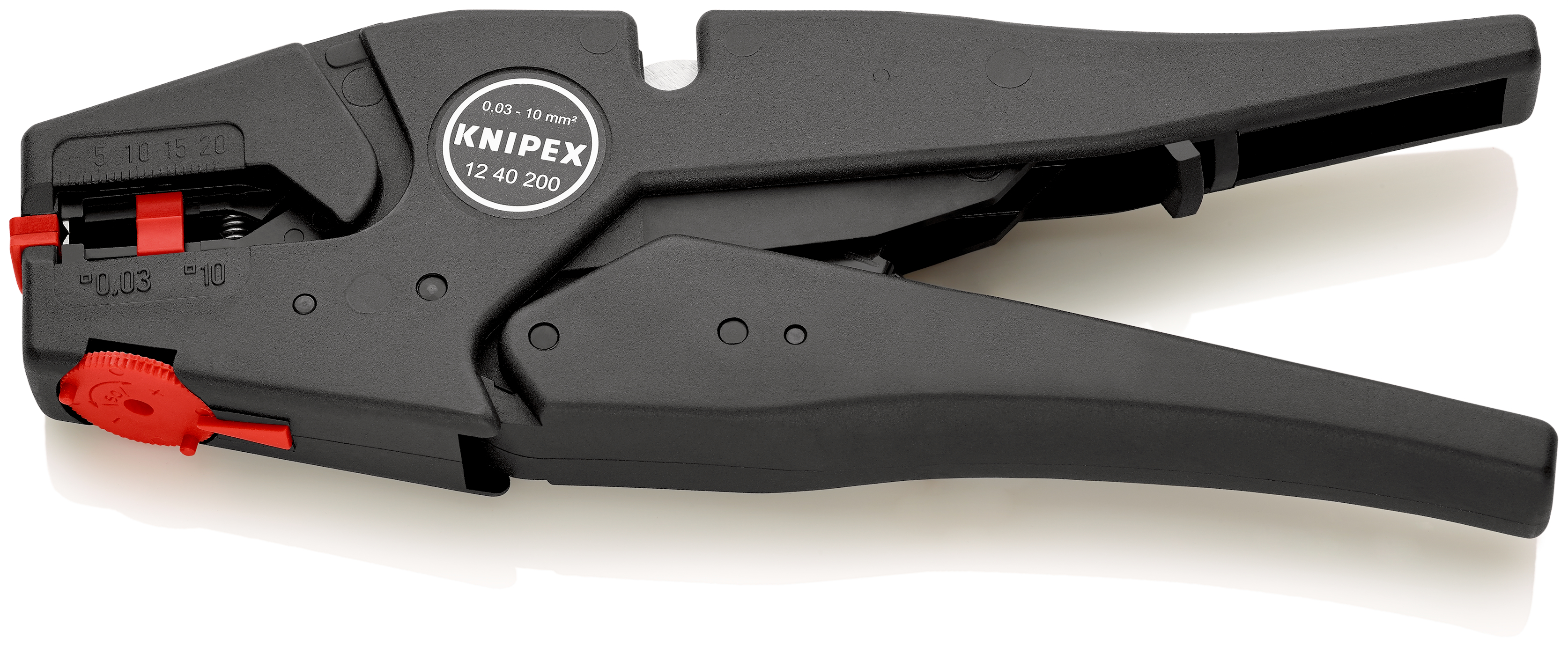 Knipex-Werk Abisolierzange selbsteinstell.200mm 12 40 200