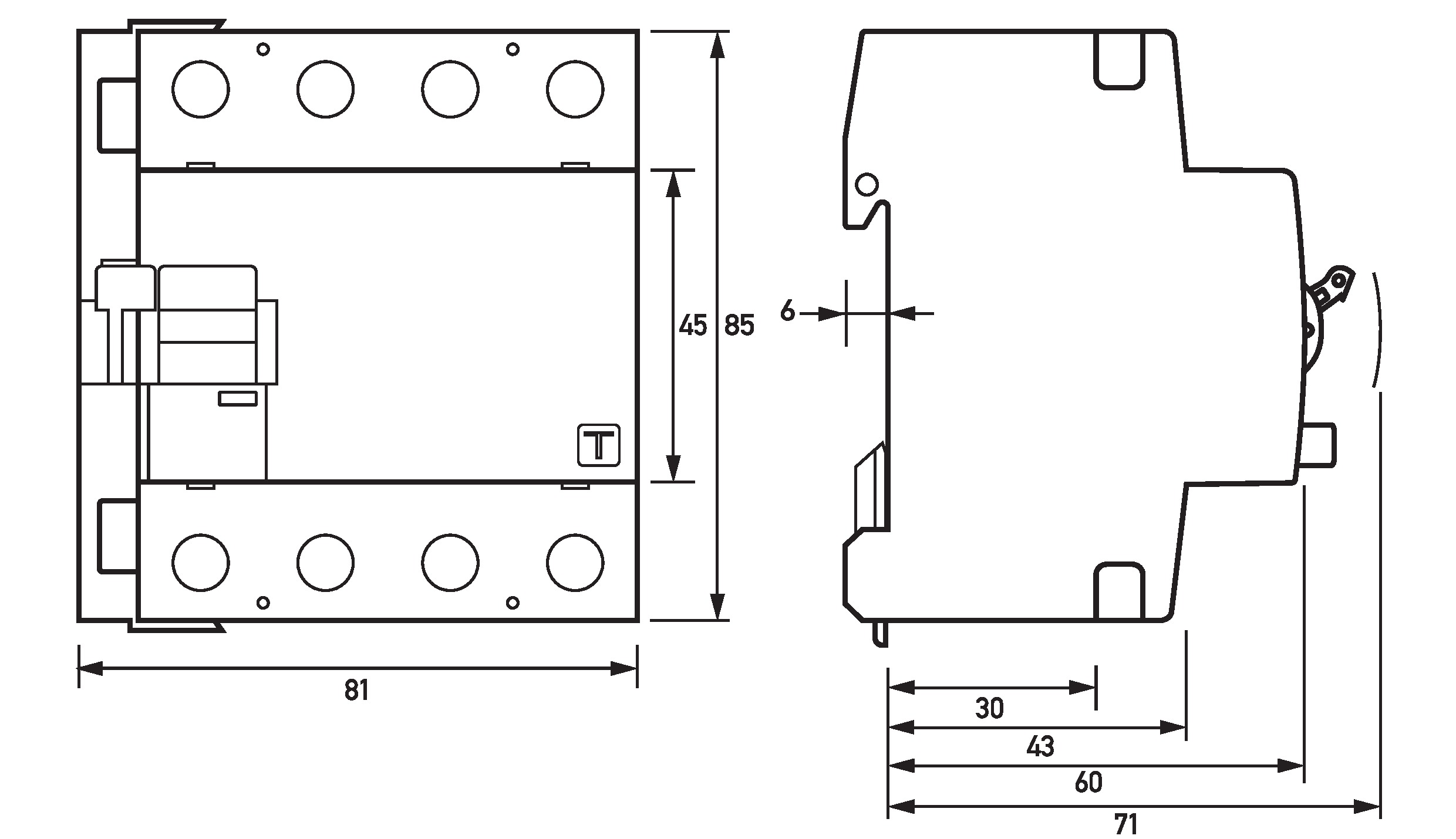 Doepke FI-Schalter DFS4 040-4/0,03-A NA - 9134841