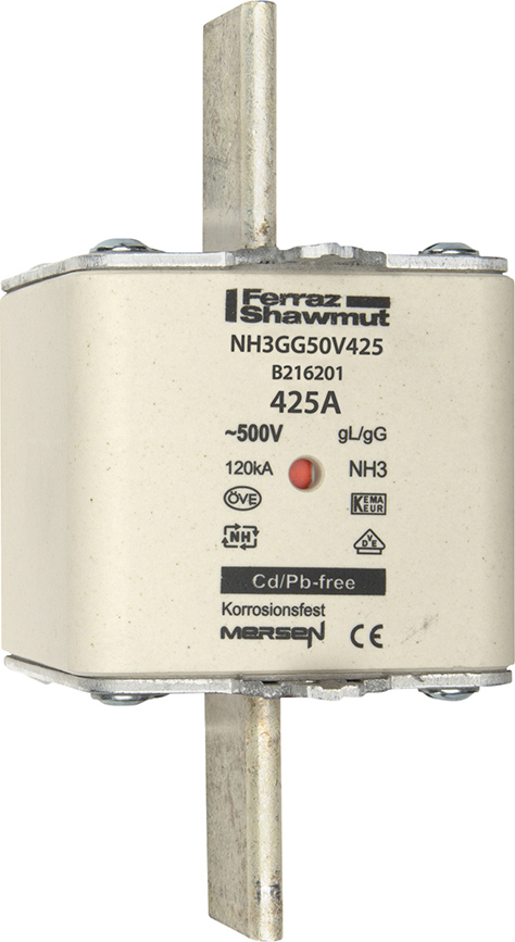 Mersen NH-Sicherungseinsatz SF Gr.3 gG 425A/500V KM NH3GG50V425 - B216201