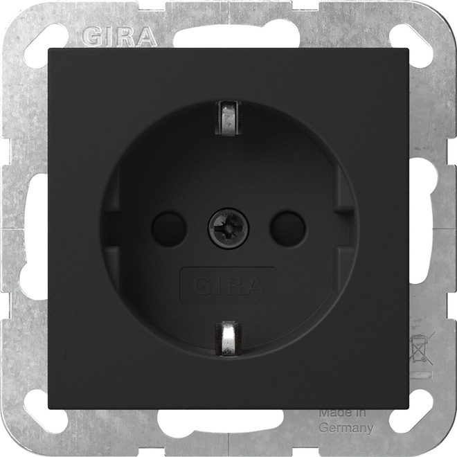 Gira Steckdose STK Schwarz 4453005 günstig online kaufen