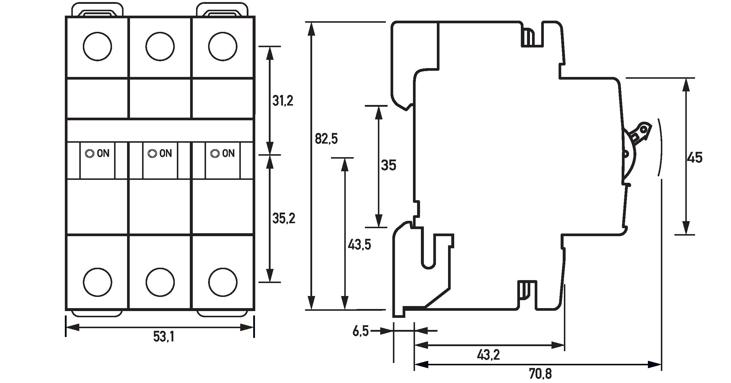 Doepke Leitungsschutzschalter DLS 6I C32-3 10KA - 9916296