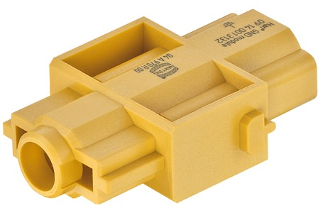 Harting GND Modul Kunststoff, gelb, Bu 09140013132