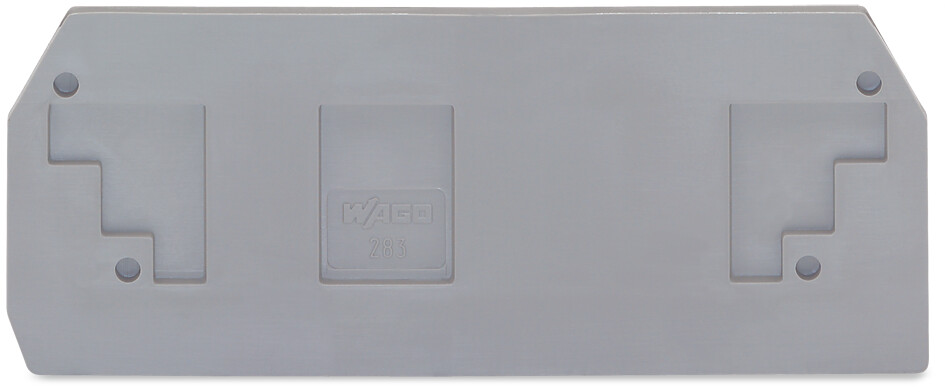 WAGO GmbH & Co. KG Abschlußplatte grau,2L. 283-325
