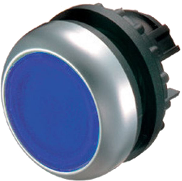 Eaton Leuchtdrucktaste flach,blau,blanko M22-DL-B
