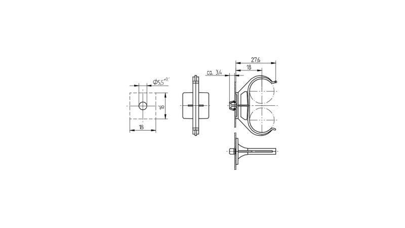 BJB Lampholders for Lamps TC-L 26.726.-320.50