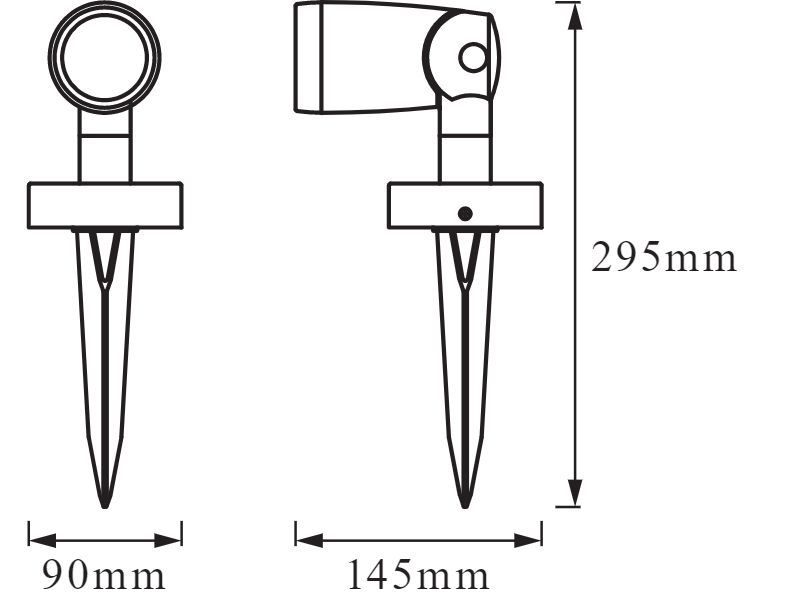 Ledvance LED outdoor luminaire SMART+ GARDEN SPOT MULTICOLOR 1 Spot extension