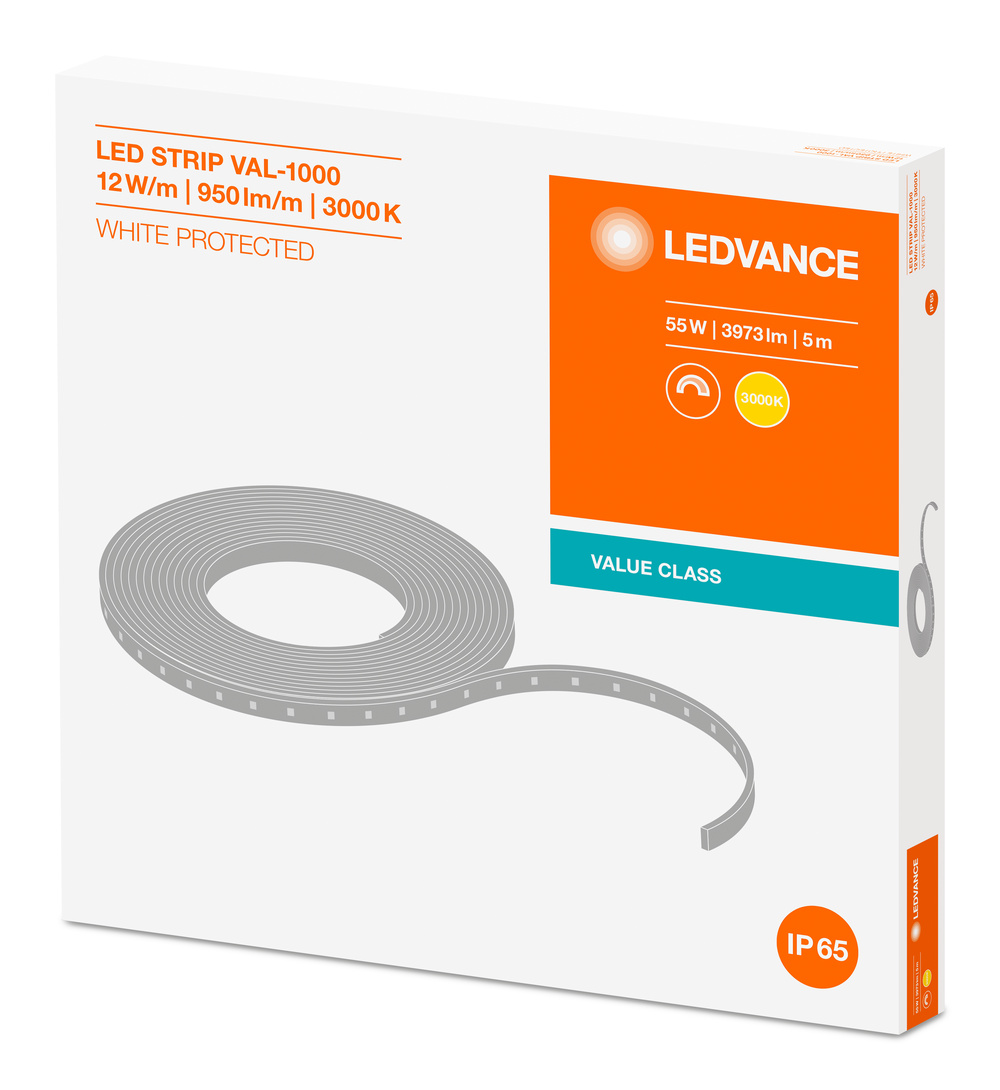 Ledvance LED STRIP VALUE-1000 PROTECTED -1000/830/5/IP65