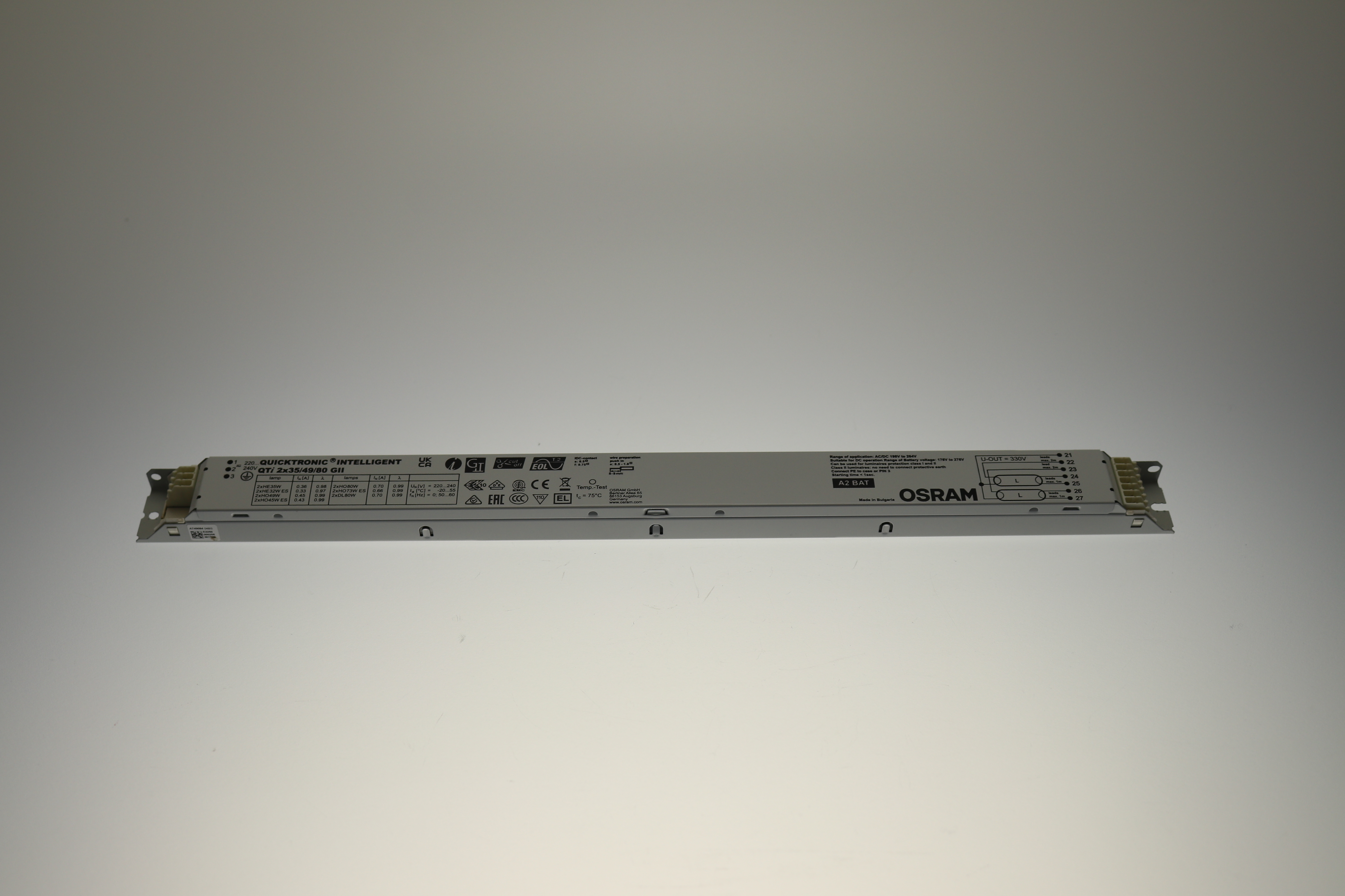 Osram QTi 2x35/49/80 GII