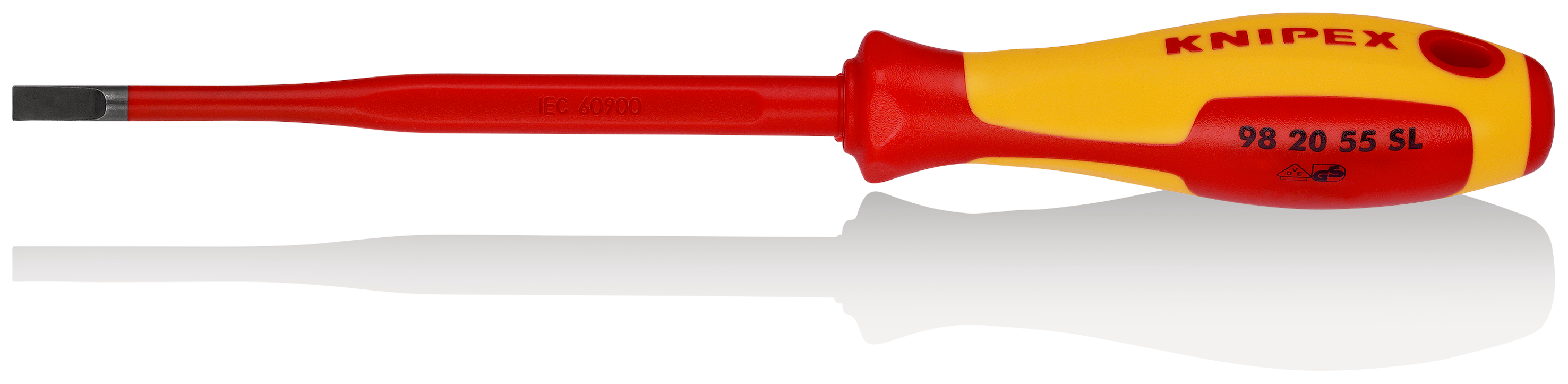 Knipex-Werk Schraubendreher Slim f.Schlitzschr. 232mm 98 20 55 SL