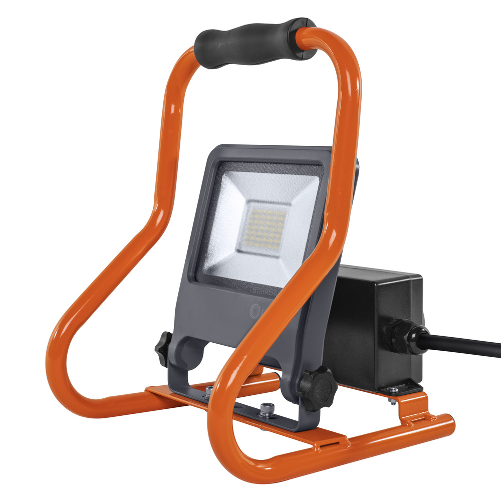 Ledvance Tragbares LED-Arbeitslicht mit eingebauten Steckdosen LED WORKLIGHT 30W 840 R-STANDSOCKET  – 4058075321328