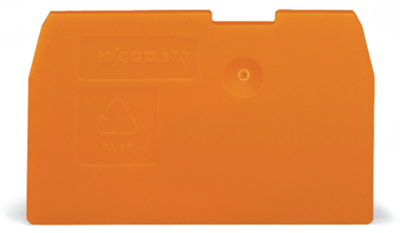 WAGO GmbH & Co. KG Abschlußplatte orange 870-934