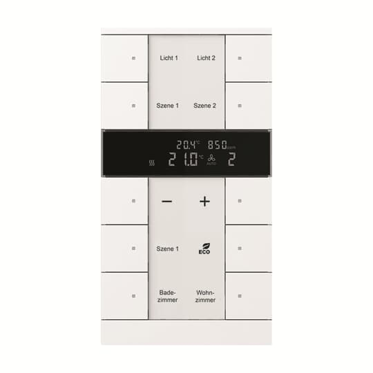 Busch-Jaeger Raumtemperaturregler 10f.CO2/Feuchte-Sens SBC/U10.0.11-84