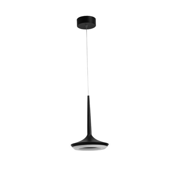 Brumberg LED pendant luminaire 12W 230V round textured black - 12096183
