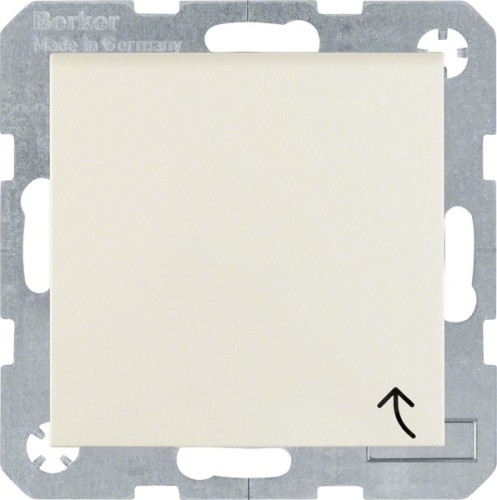 Berker SCHUKO-Steckdose ws/gl mit Klappdeckel 47518982 - 47518982 günstig online kaufen