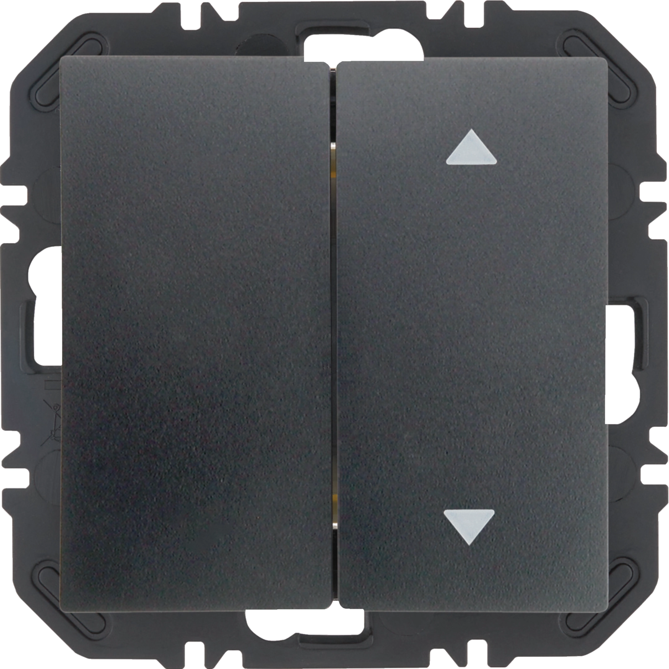 Berker Enocean Wippe 2fach S.1, anthrazit matt 24128306W - 24128306W