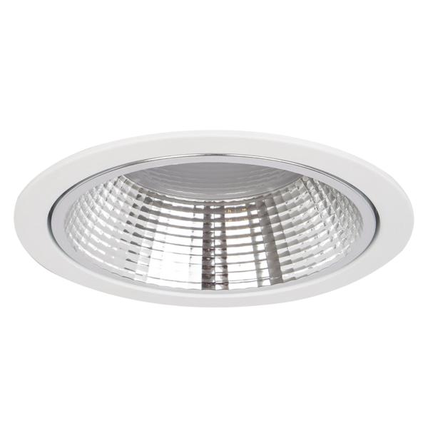 Brumberg recessed LED downlight, DALI dimmable, textured white - 12553174