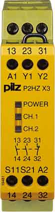 Pilz Zweihandbediengerät 24VDC 2n/o 1n/c P2HZ X3 #774350 Pilz Zweihandbediengerät 24VDC 2n/o 1n/c P2HZ X3 #774350