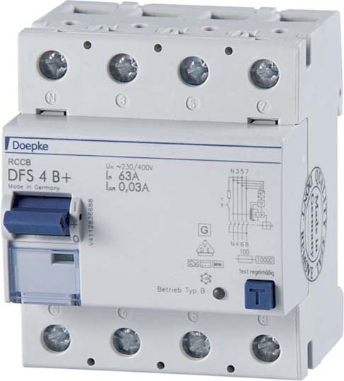 Doepke FI-Schalter DFS4 040-4/0,30-B+ - 9136895 Doepke FI-Schalter DFS4 040-4/0,30-B+ - 9136895