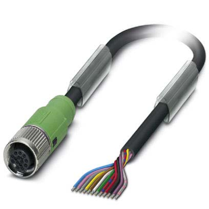 Phoenix Contact Sensor-/Aktor-Kabel 12-pol.RAL9005 10m SAC-12P-10 #1430640