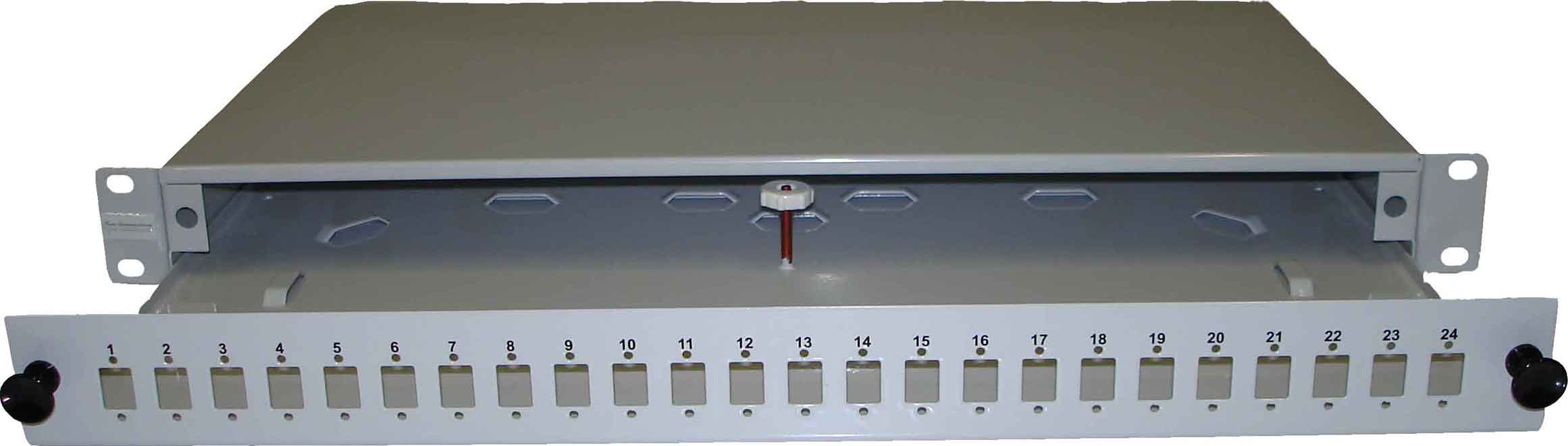Fumo Gehäuse 1HE 24xSC-D ausziehbar GEH-A-24-SC-D