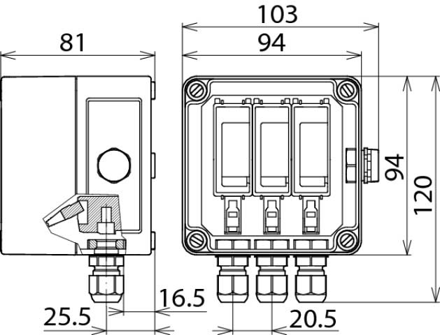 DEHN Überspannungs-Ableiter Typ 2 DEHNcube DCU YPV SCI 1000 1M - 900910