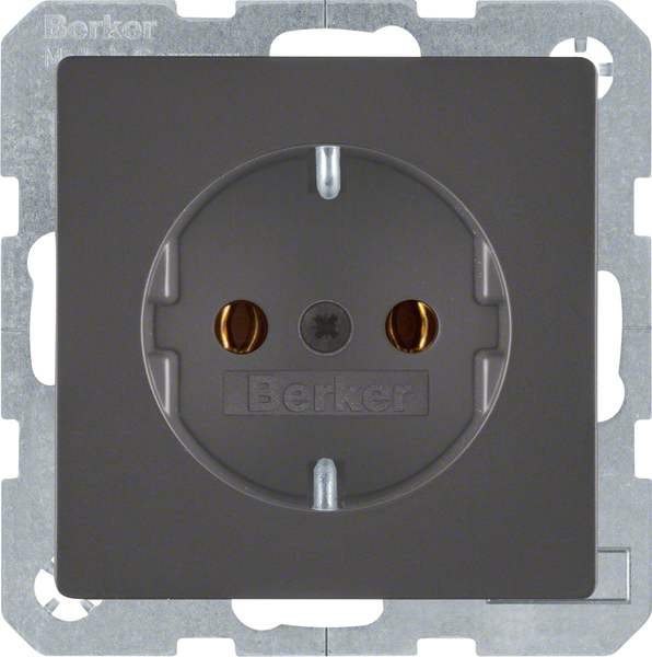 Berker SCHUKO-Steckdose anth/sa 47436086 Berker SCHUKO-Steckdose anth/sa 47436086