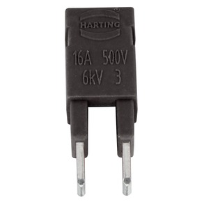 Harting Steckbrücken 2x schwarz 09330009822