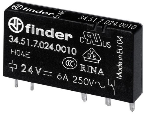 Finder Steck-/Print-Relais 34.51.7.048.0010 - 345170480010