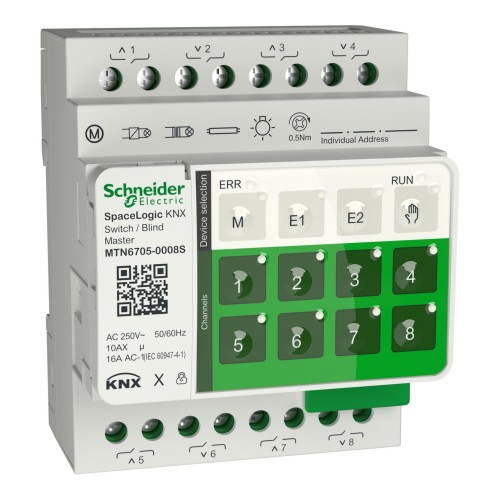 Schneider Electric Spacelogic Knx Secure Master, Schalt/Jal MTN6705-0008S - MTN6705-0008S Schneider Electric Spacelogic Knx Secure Master, Schalt/Jal MTN6705-0008S - MTN6705-0008S
