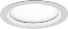 LTS Licht&Leuchten LED-Einbaudownlight 4000K inkl.Konverter VTFS-R 101.840 WS - 641474