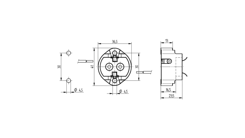 BJB Lampholder G12 for HID lamps 25.731.1000.00