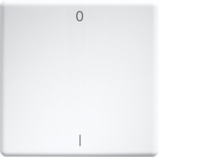 Eltako Wippe lasergraviert f.55x55mm rws/glänz W-FT55-wg+IO - 30000983