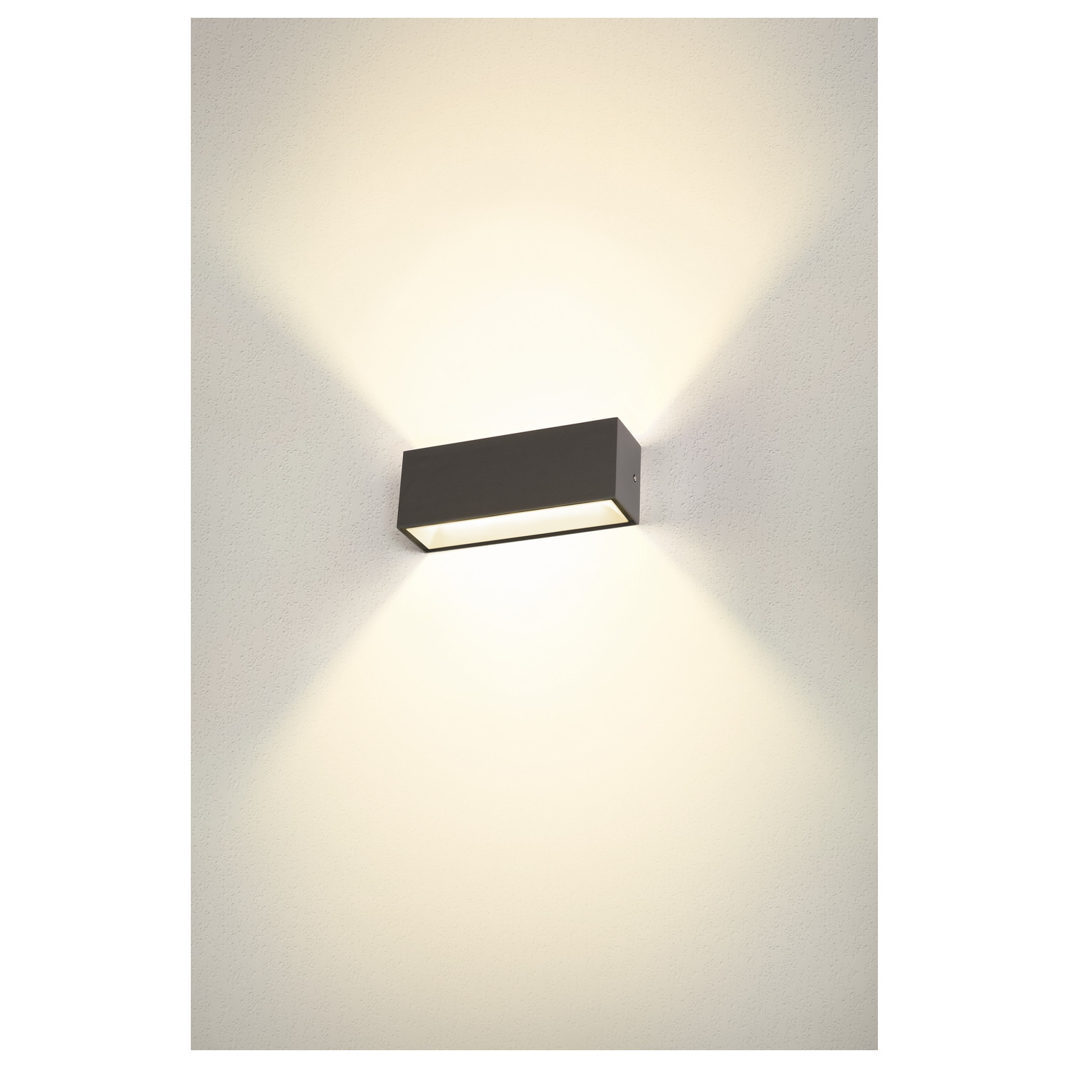 SLV SITRA L, LED Outdoor Wandaufbauleuchte, anthrazit, CCT switch 3000/4000K - 1005155