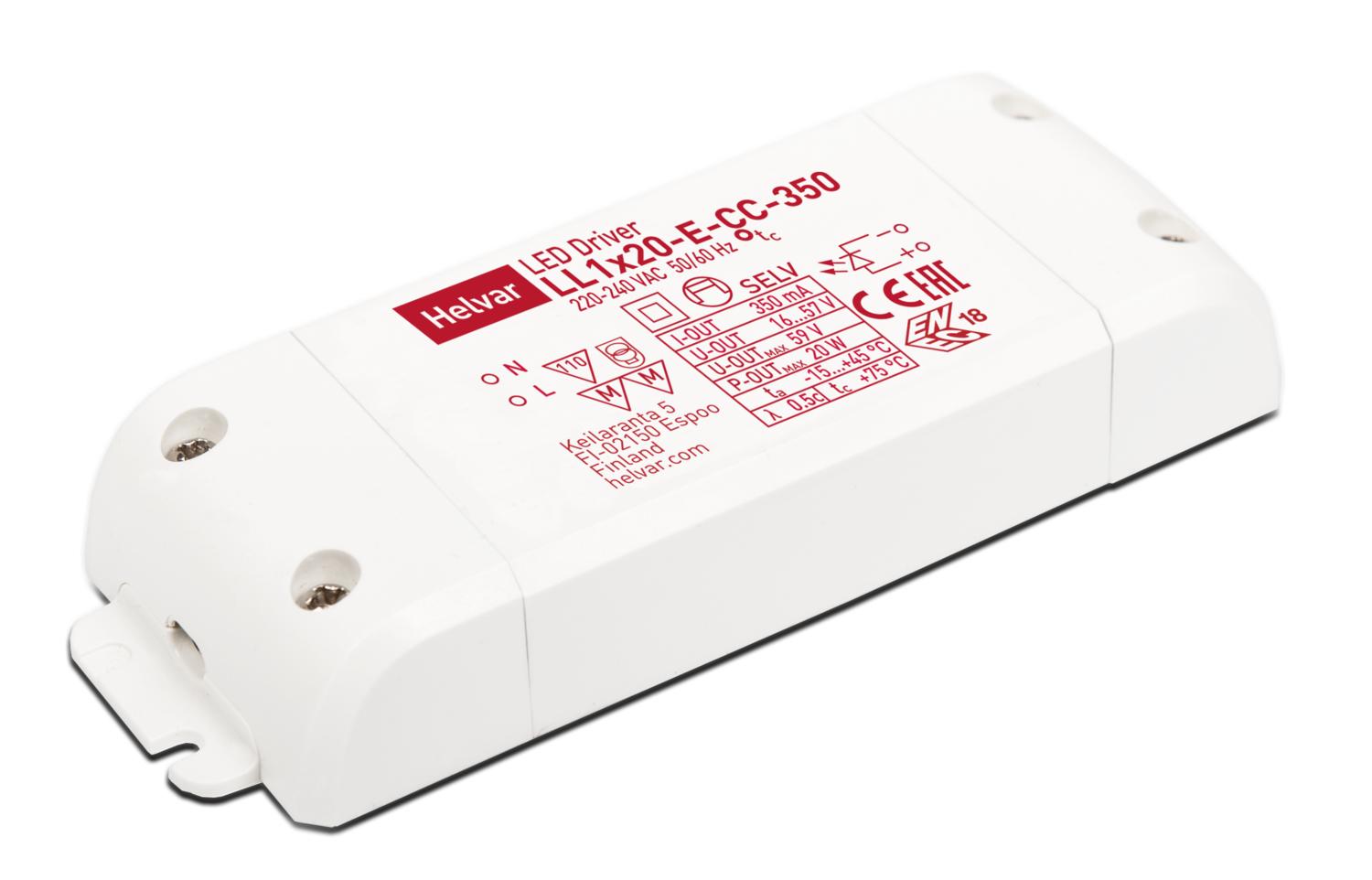 Helvar LED-Treiber LL1x20-E-CC-350