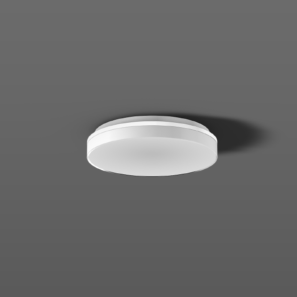 RZB Lighting LED-Wand-Deckenleuchte HB 505 LED/18W-3000+4000K D268,H53,PC