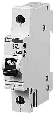 ABB Stotz S&J Sicherungsautomat 6kA 10A C 1p S201-C10 - 2CDS251001R0104