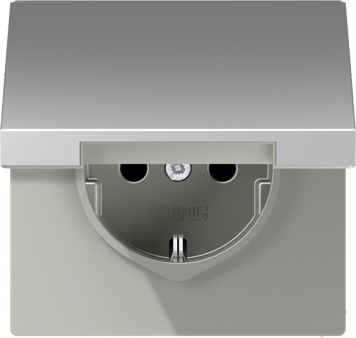 Jung SCHUKO-Steckdose 16A 250V Klappdeckel AL 1520 KIKL - AL1520KIKL günstig online kaufen